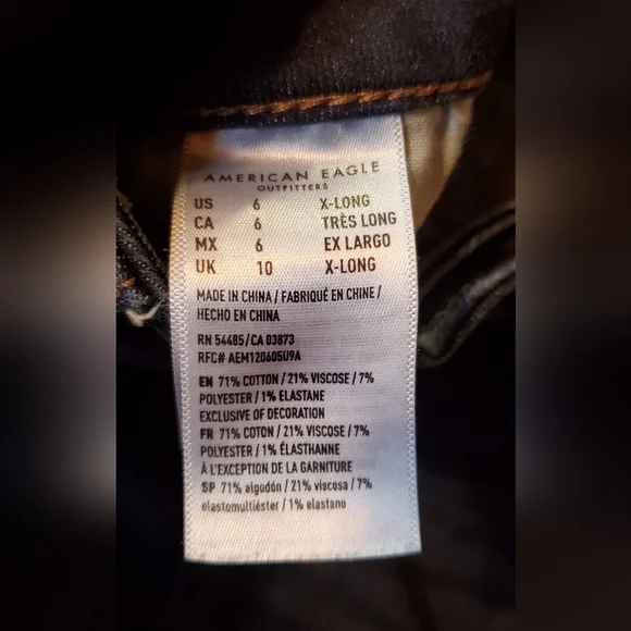 American Eagle Women's Skinny Jeans Size 6XL - Picture 4 of 4